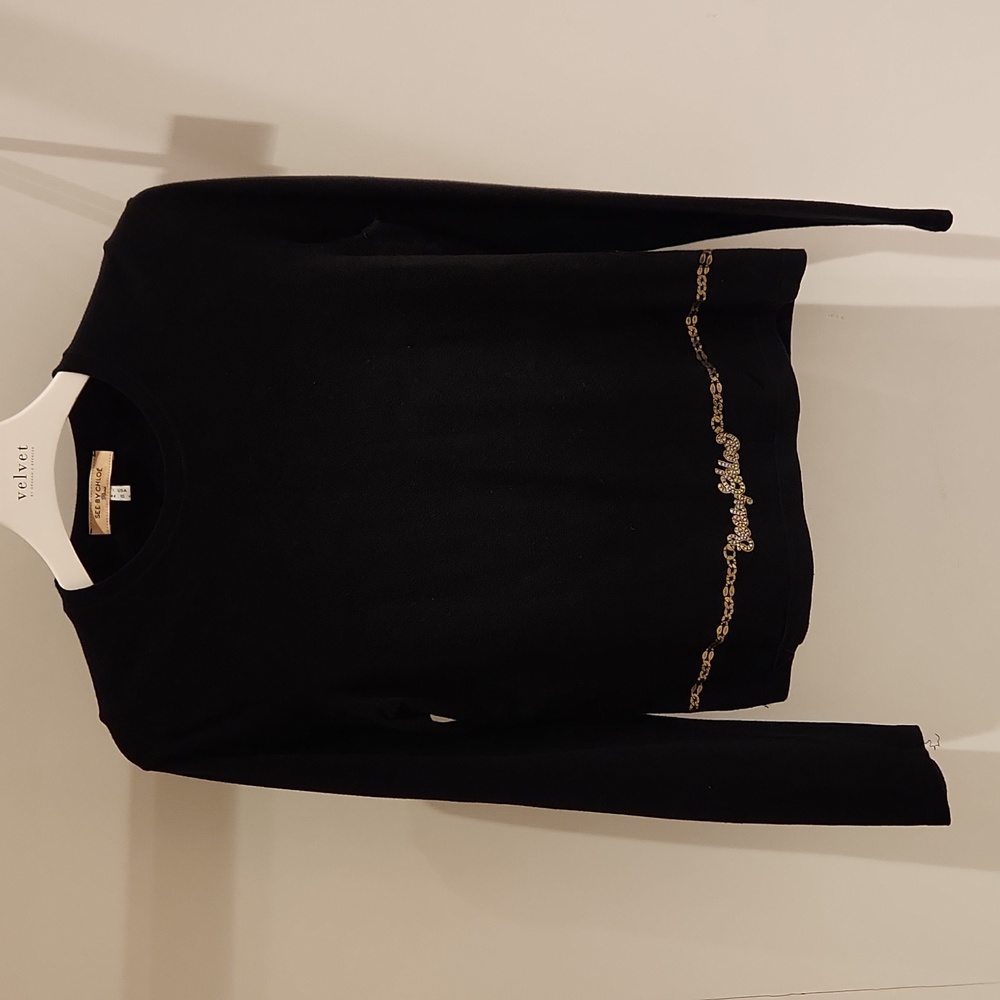 See by Chloe black cotton top